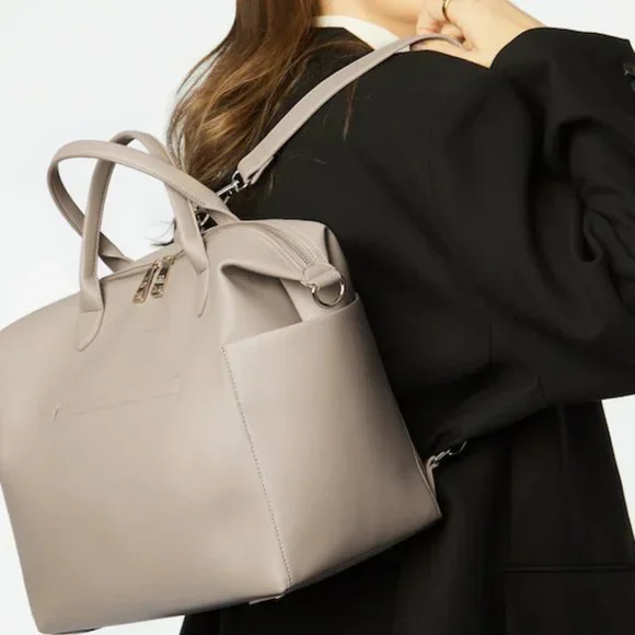 NWOT MINA BAIE Emmy Midi (Vegan) Color: Sand - Picture 4 of 7